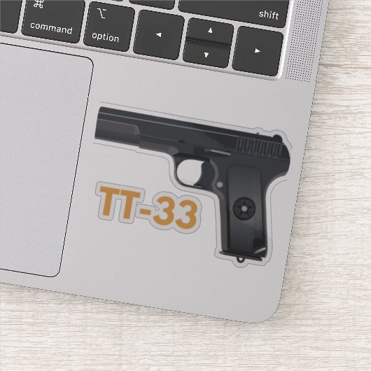 Sovjet WO2 Pistol Tokarev TT-33 Sticker (Detail)