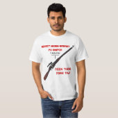 Sovjet ww2 Mosin Nagant Sniper T Shirt! T-shirt (Voorkant volledig)