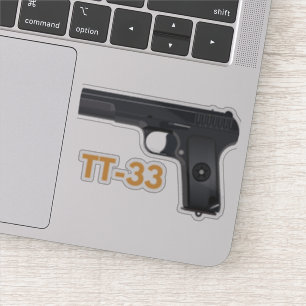 Sovjet WW2 Pistol Tokarev TT-33 Sticker