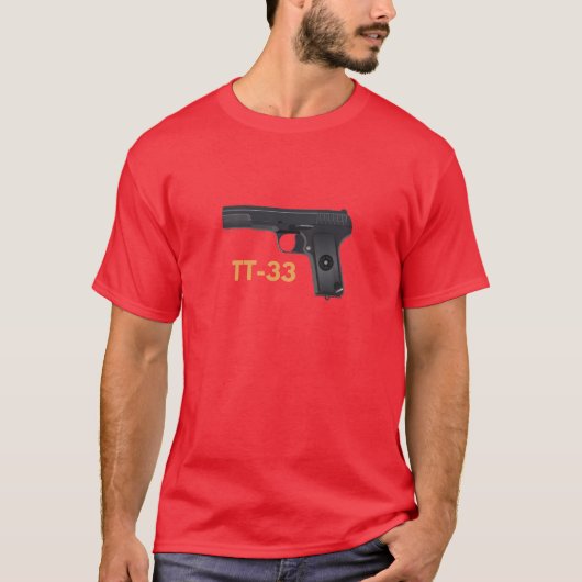 Sovjet WW2 Pistol Tokarev TT-33 T-shirt (Voorkant)