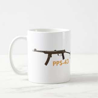 Sovjet WW2 PPS-43 Submachine Pistool Koffiemok