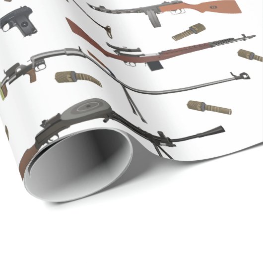 Sovjet WW2-wapens Cadeaupapier (Rol Hoek)