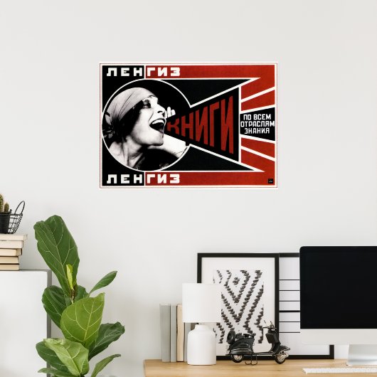  Sovjetboekenuitgever AD Poster (Thuiskantoor)