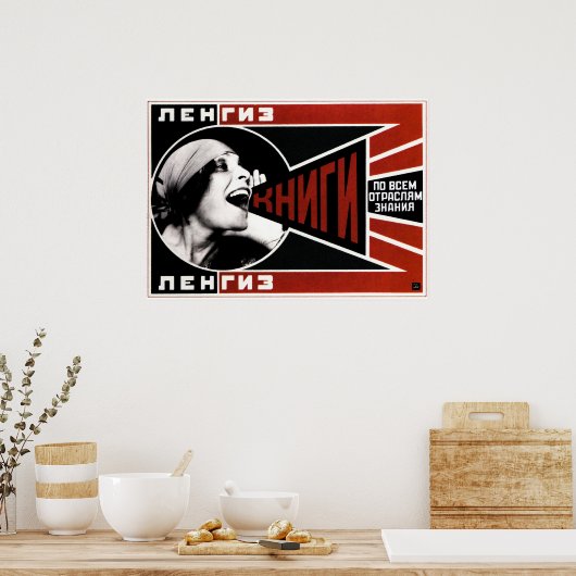  Sovjetboekenuitgever AD Poster (Keuken)