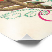 Sovjetkaart met de nieuwjaarscavalerie foto afdruk (Hoek)