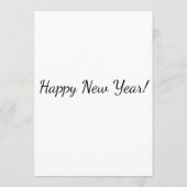 Sovjetkaart met de nieuwjaarscavalerie programmakaart (Achterkant)