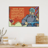 Sovjetleger Poster (Keuken)