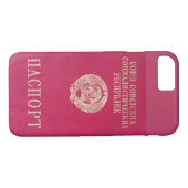 Sovjetpaspoort Case-Mate iPhone Case (Achterkant (Horizontaal))