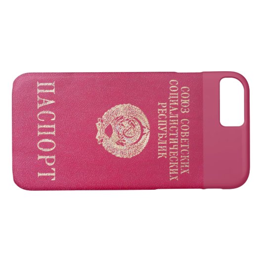 Sovjetpaspoort Case-Mate iPhone Case (Achterkant (Horizontaal))