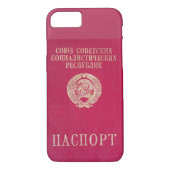 Sovjetpaspoort Case-Mate iPhone Case (Achterkant)