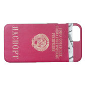 Sovjetpaspoort Case-Mate iPhone Case (Achterkant (Horizontaal))