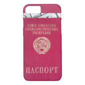 Sovjetpaspoort Case-Mate iPhone Case (Achterkant)