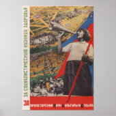 Sovjetpropaganda Poster (Voorkant)