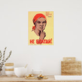 Sovjetpropaganda Poster (Keuken)