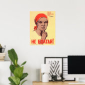 Sovjetpropaganda Poster (Thuiskantoor)