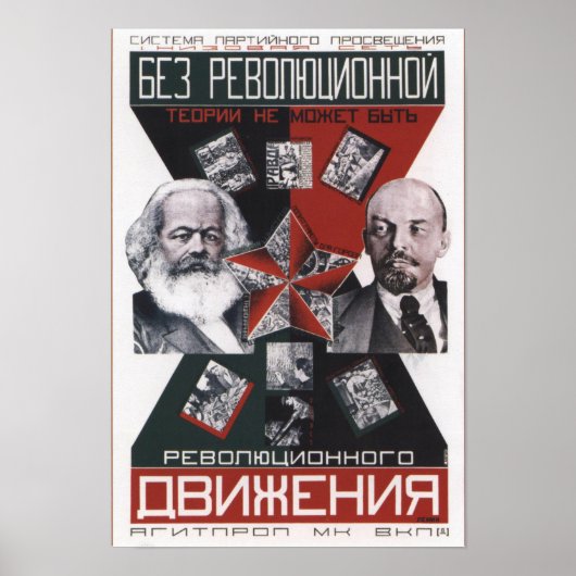 Sovjetpropaganda Poster (Voorkant)