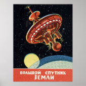  Sovjetruimtestation Poster (Voorkant)