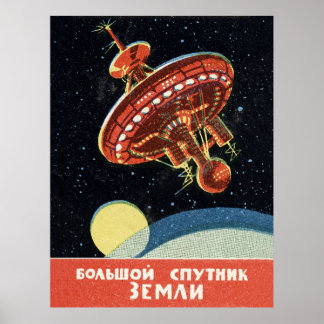  Sovjetruimtestation Poster