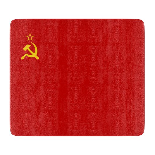 Sovjetunie (USSR) (Communistische Hamer en Sikkel) Snijplank (Voorkant)