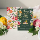 Sow Much Love Baby in Bloom Garden Baby shower Kaart