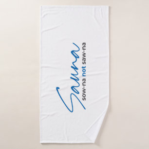 Sow-na no Saw-na Towel Badhanddoek