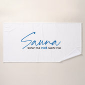 Sow-na no Saw-na Towel Badhanddoek (Badhanddoek)
