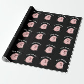 Sow What Funny Sassy Pig Donk BG Cadeaupapier (Uitgerold)