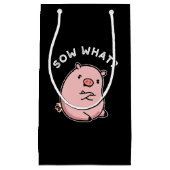 Sow What Funny Sassy Pig Donk BG Klein Cadeauzakje (Voorkant)