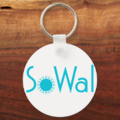 SoWal South Walton County met Sun Sleutelhanger (Voorkant)