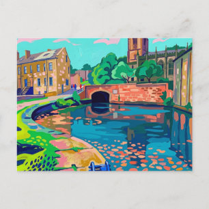 Sowerby Bridge Kanaal Tuel Lane Tunnel Briefkaart