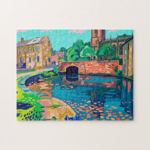 Sowerby Bridge Kanaal Tuel Lane Tunnel Legpuzzel