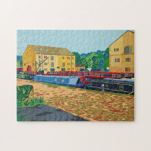 Sowerby Bridge Kanaalbekken Kunst Legpuzzel
