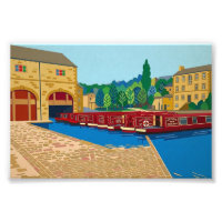 Sowerby Bridge Kanaalbekken Matisse Stijl Kunst
