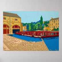 Sowerby Bridge Kanaalbekken Matisse Stijl Kunst