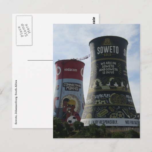 soweto - koeltorens briefkaart (Voorkant / Achterkant)
