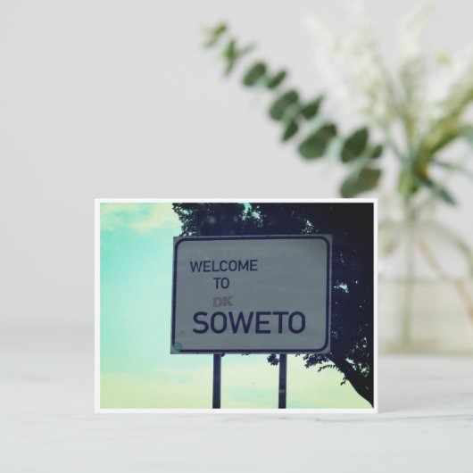 Soweto Welkom Durban Briefkaart (Staand voorkant)