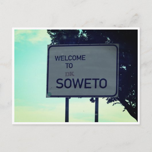 Soweto Welkom Durban Briefkaart (Voorkant)