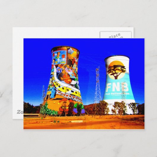 Soweto, Zuid-Afrika Briefkaart (Voorkant / Achterkant)