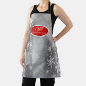 Sowflakes Gray Holiday Schort (Insitu)