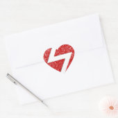 Sowilo Rune Hart Sticker (Envelop)
