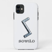 Sowilo rune symbool Case-Mate iPhone case (Achterkant)