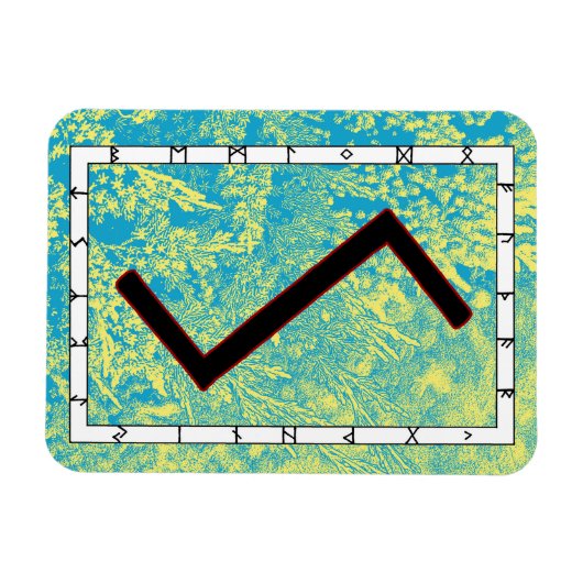 Sowilo Viking Rune Magnet - Succes! Magneet (Horizontaal)