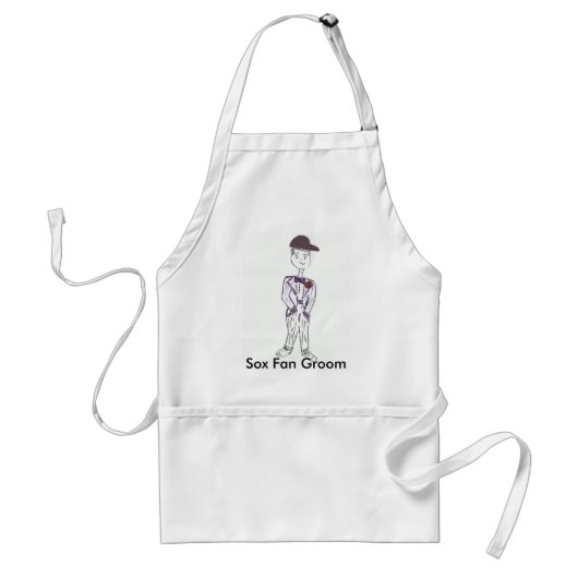 Sox Fan Groom Standaard Schort (Voorkant)