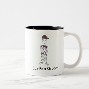 Sox Fan Groom Tweekleurige Koffiemok