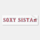 Soxy Sistah Bumpersticker (Voorkant)