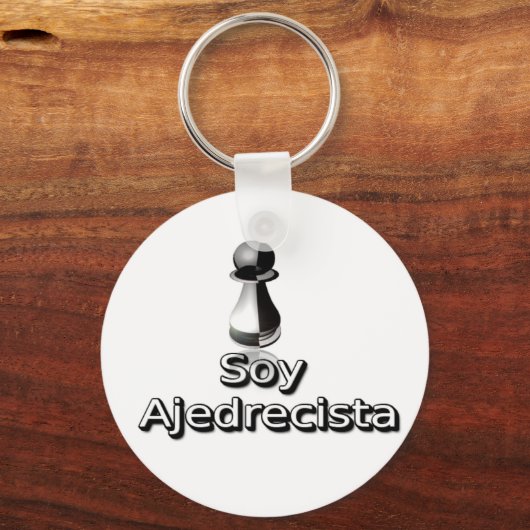 Soy ajedrecista sleutelhanger (Voorkant)