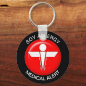 Soy Allergy Sleutelhanger (Voorkant)