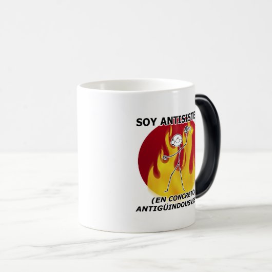 Soy antisistema... magische mok (Voorkant rechts)