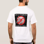 SOY ANTITAURINO ¿ALGUN PROBLEMA? T-SHIRT (Achterkant)