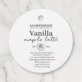 Soy Candle Label Flower (Achterkant)